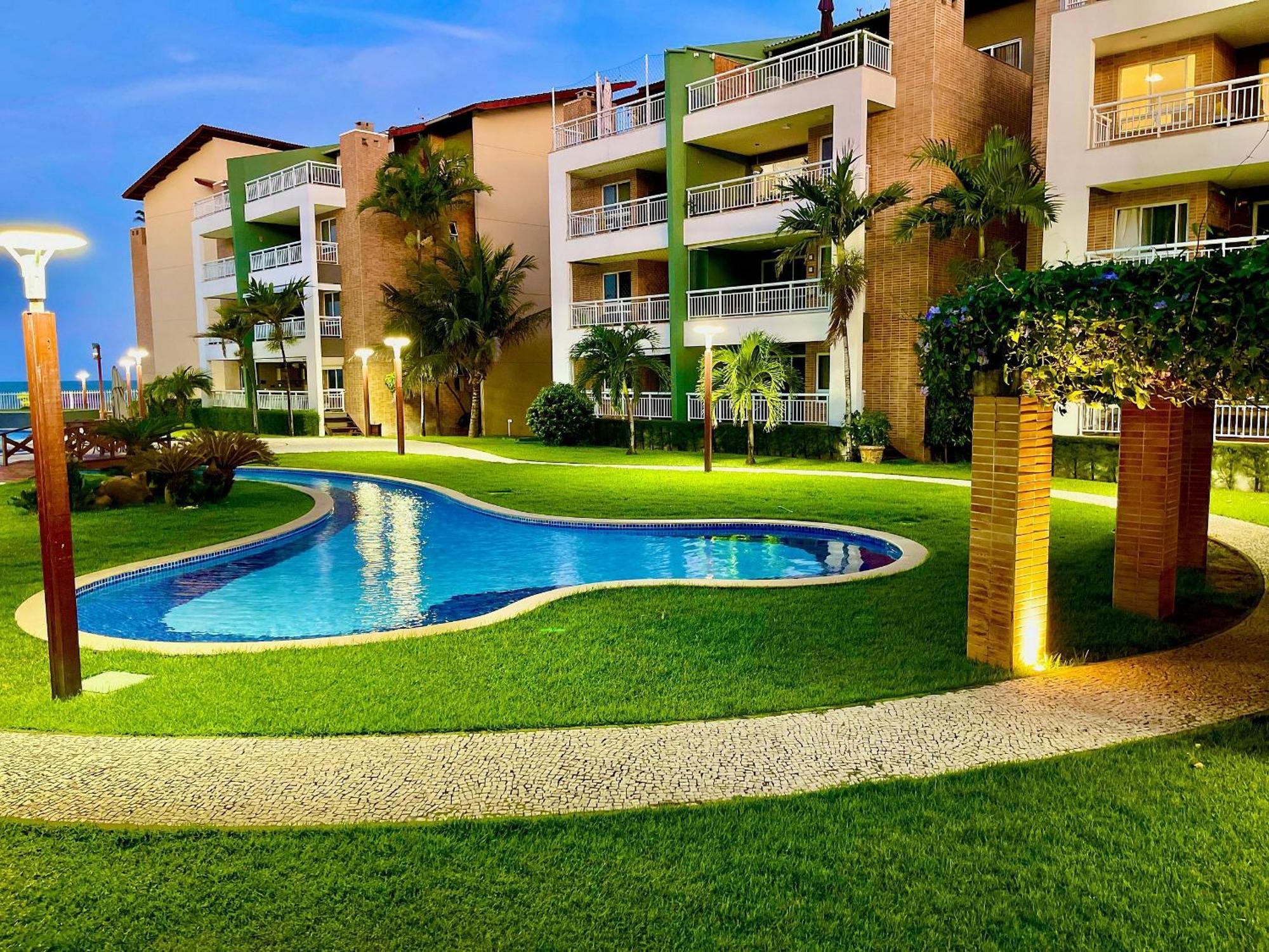 Terramaris - Aptos Vista Mar, Pe Na Areia, Vizinho Ao B Park Акірас Екстер'єр фото