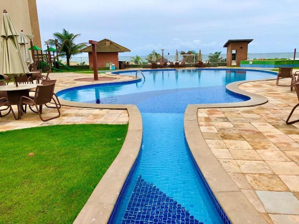 Terramaris - Aptos Vista Mar, Pe Na Areia, Vizinho Ao B Park Акірас Екстер'єр фото