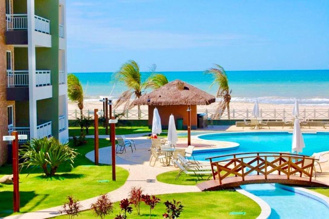 Terramaris - Aptos Vista Mar, Pe Na Areia, Vizinho Ao B Park Акірас Екстер'єр фото